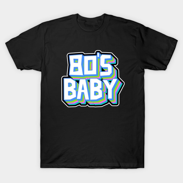 Retro 80s Baby T-Shirt by SartorisArt1